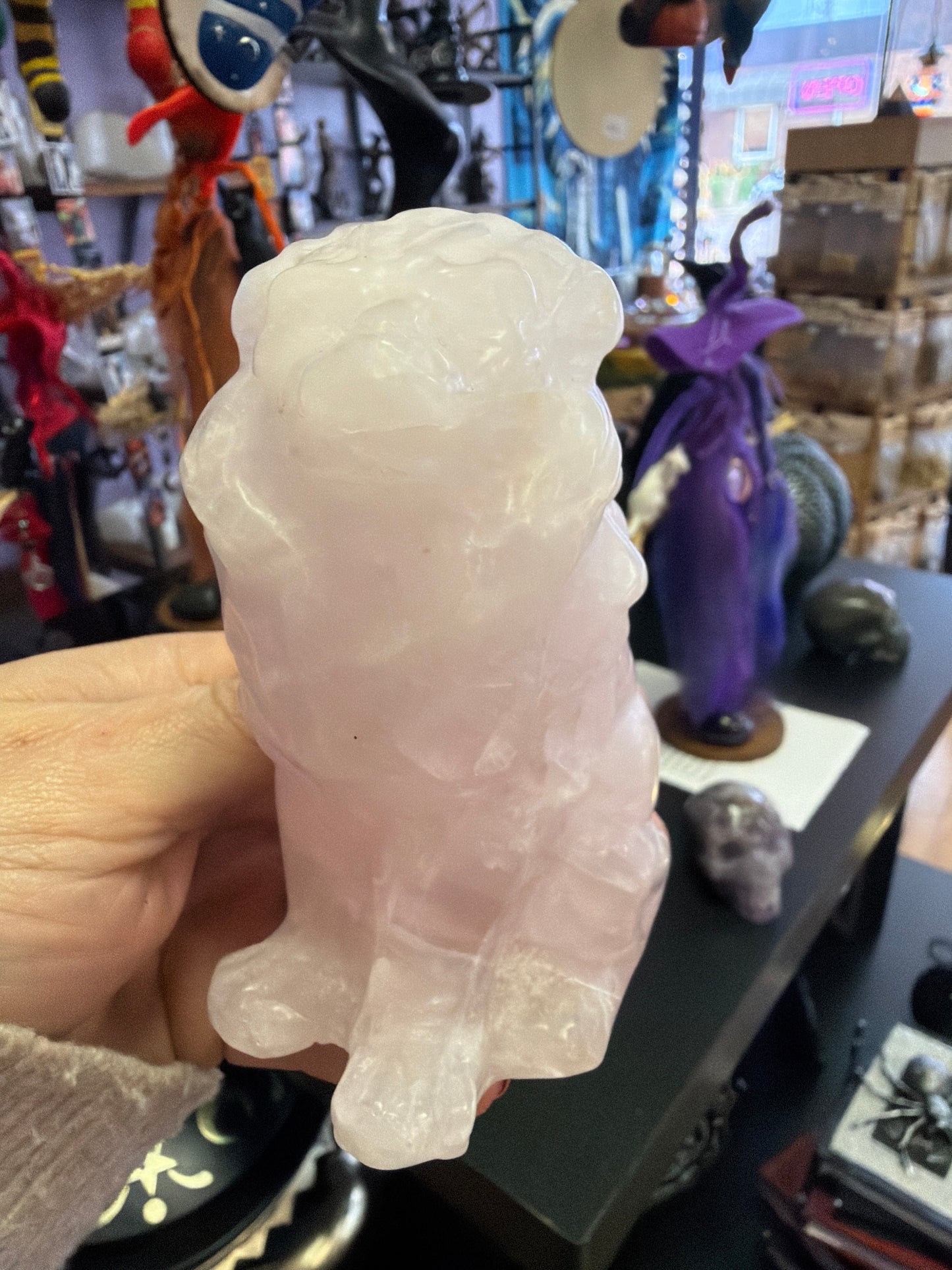 Rose Quartz Lion
