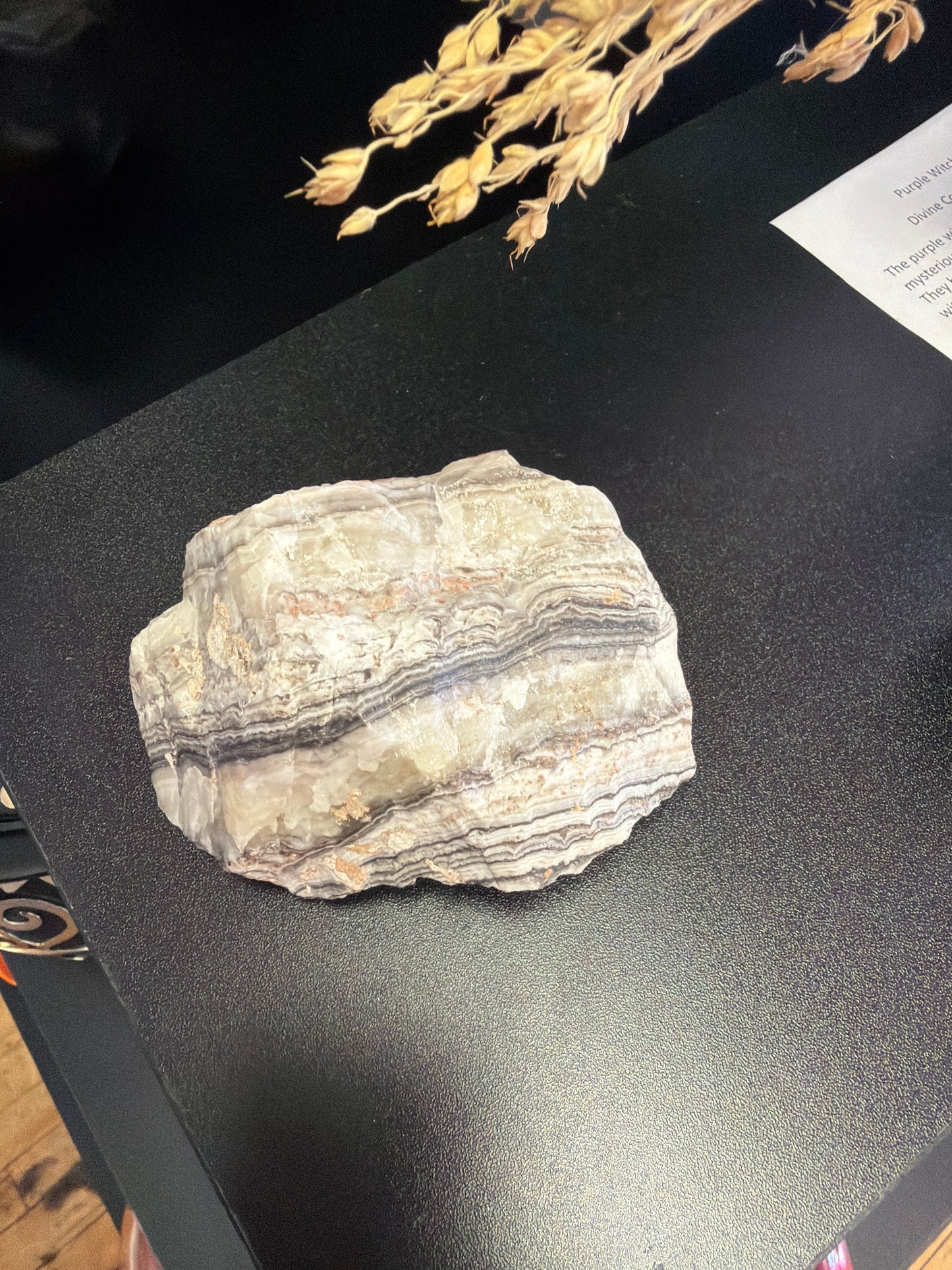 Zebra Calcite Raw Specimen