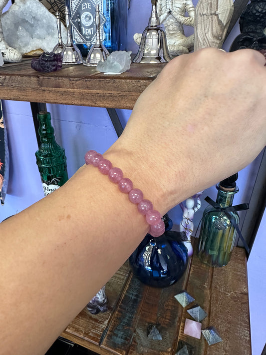 Strawberry Quartz Bracelet