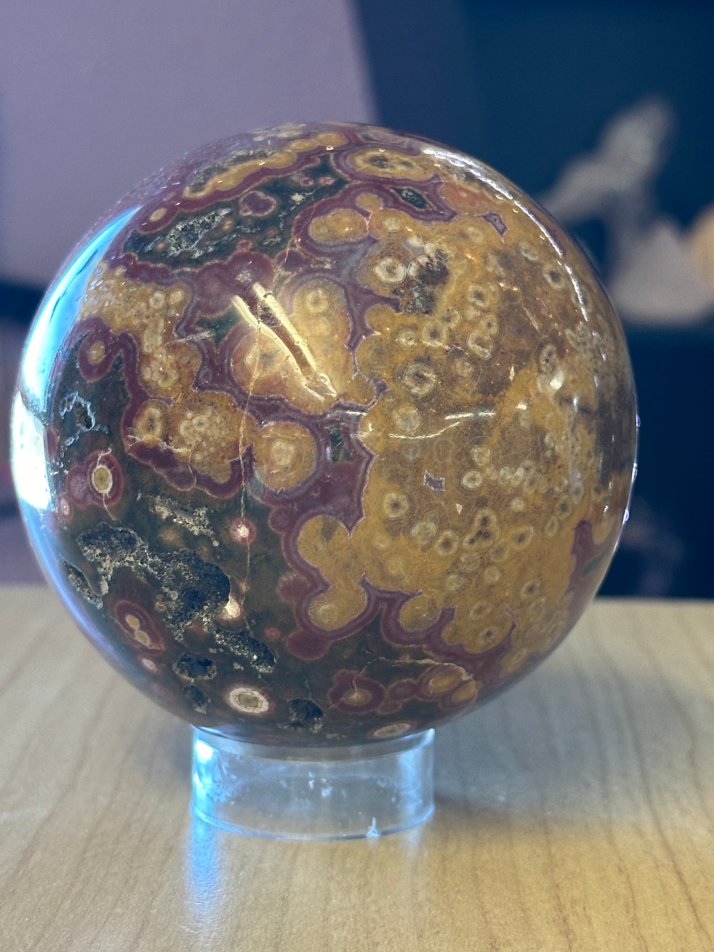 Ocean Jasper Sphere