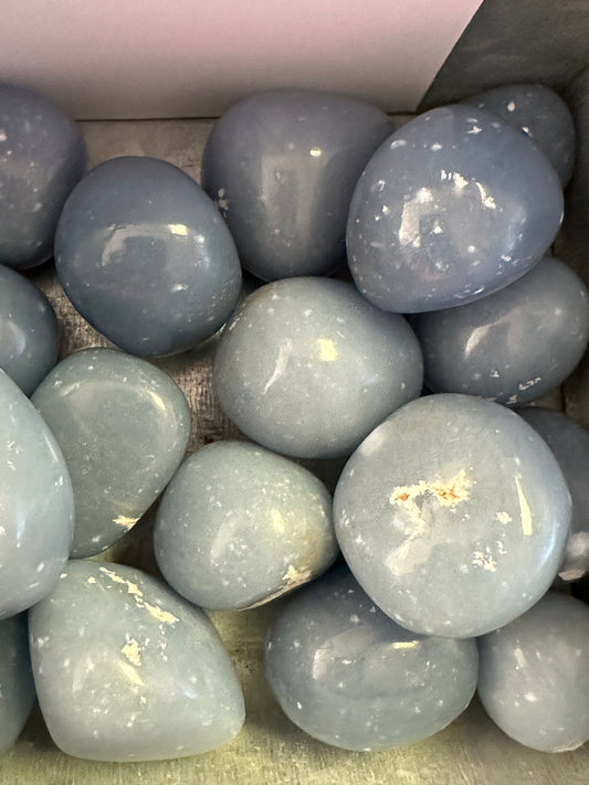 Angelite Tumbles
