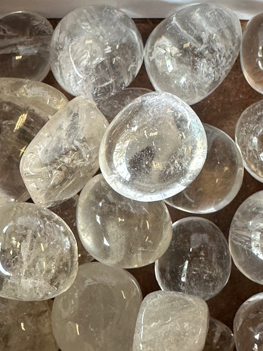 Clear Quartz Tumbles