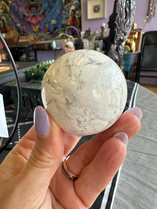 Howlite Sphere