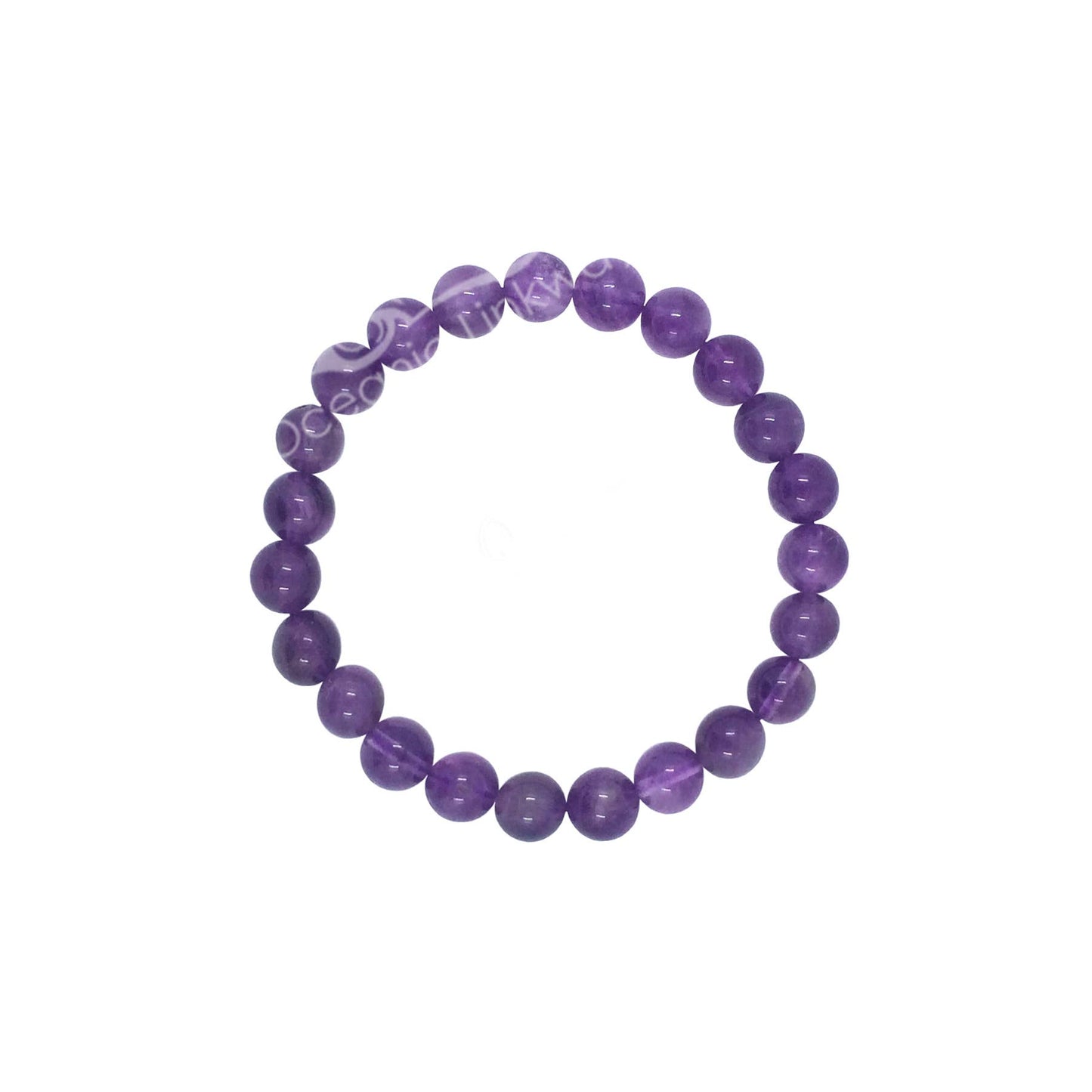 (PC)BRACELET - AMETHYST (8-8.5 MM) 7.15-7.25"