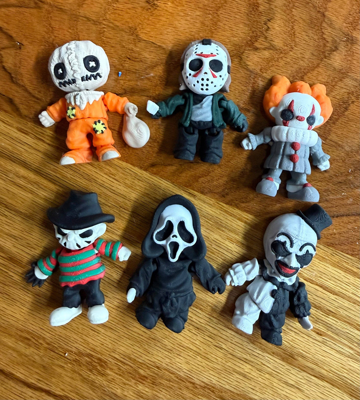 Mini Horror Fan Art Figures - Set of 6
