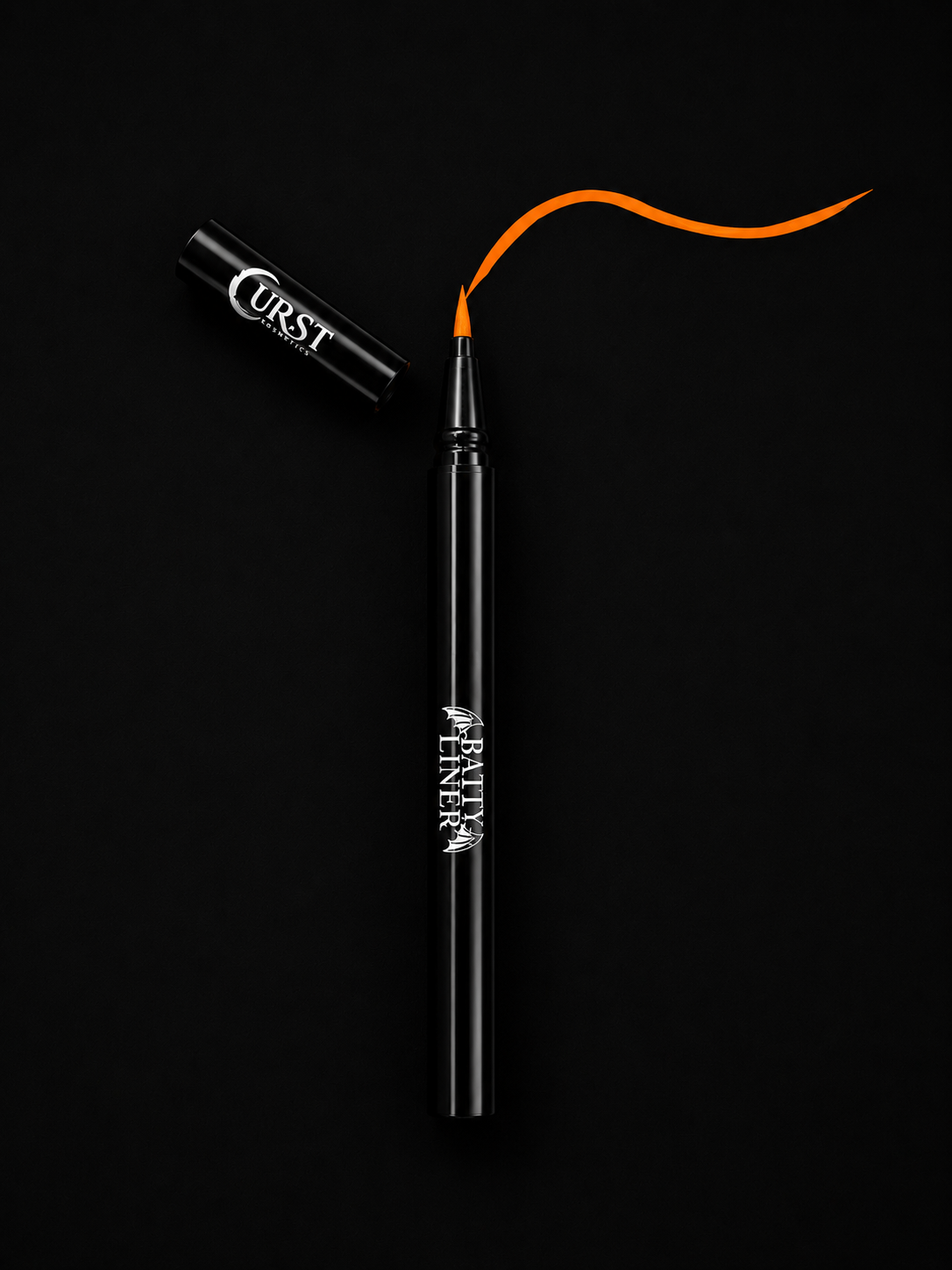 Goth Batty EyeLiners - Occult/Orange, Halloween spooky