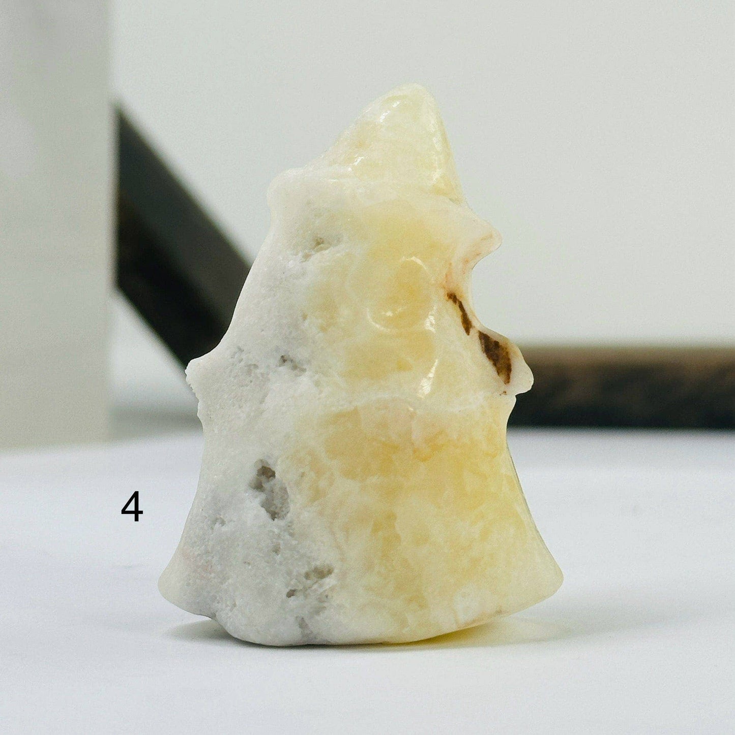 Calcite Crystal Ghost Carving AS IS YOU CHOOSE Halloween: 3
