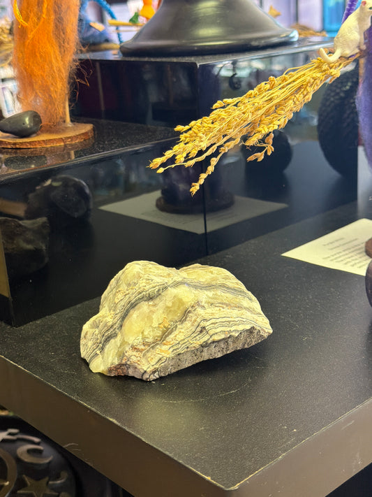 Zebra Calcite Raw Specimen