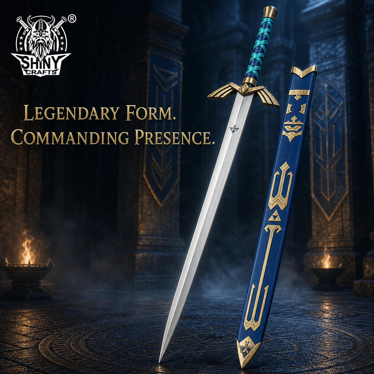 Hand Forged Legend Zelda Link VikingSword, Birthday Gift