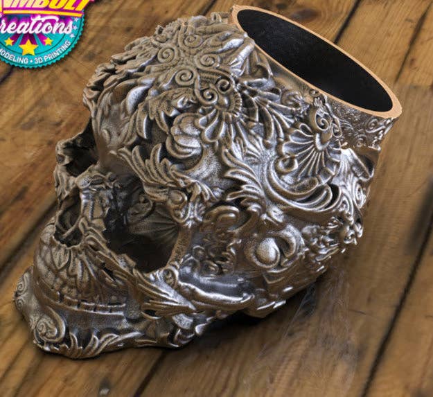 Skull Bowl or Planter: Planter