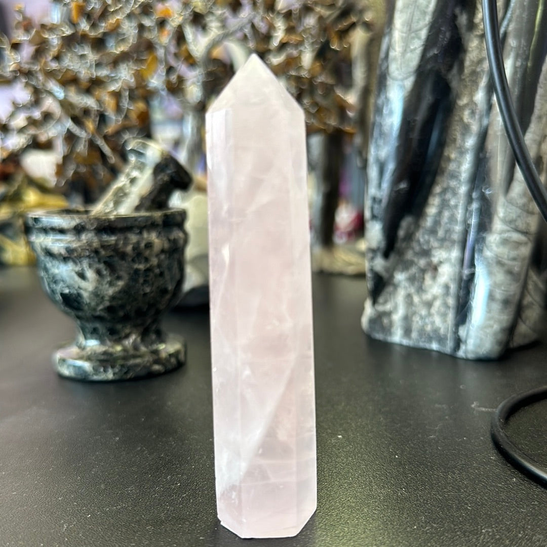 Rose Quartz Obelisk