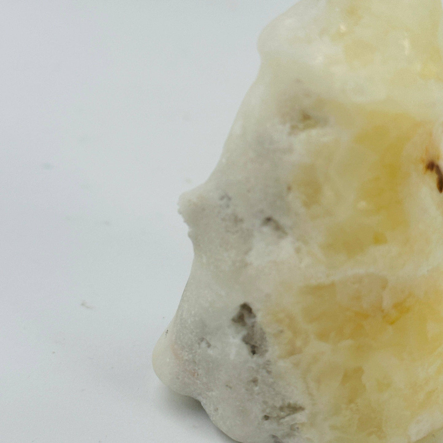 Calcite Crystal Ghost Carving AS IS YOU CHOOSE Halloween: 3