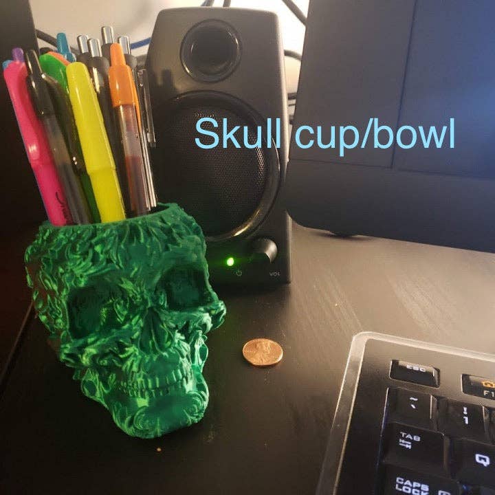 Skull Bowl or Planter: Planter