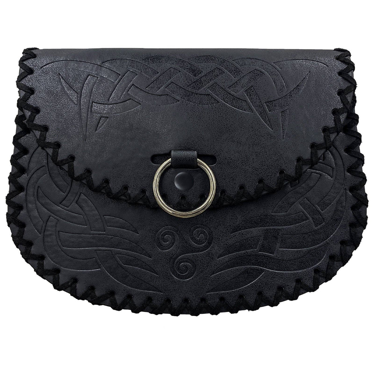 Medieval Waist Bag Vintage Viking Style Accessories: Brown Style B