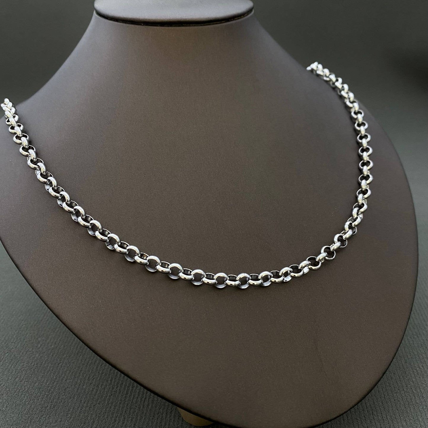 Stainless Steel O-shape Chain - MJ: 600mm / 23.62in / 2mm