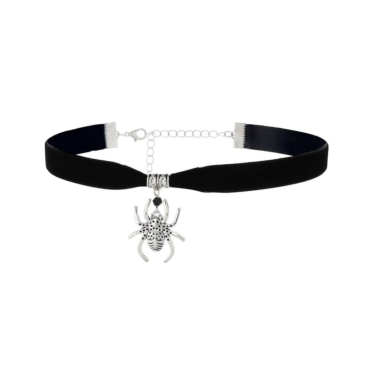 Gothic Lace Rose Choker Necklace with Tassels: YR3859-1
