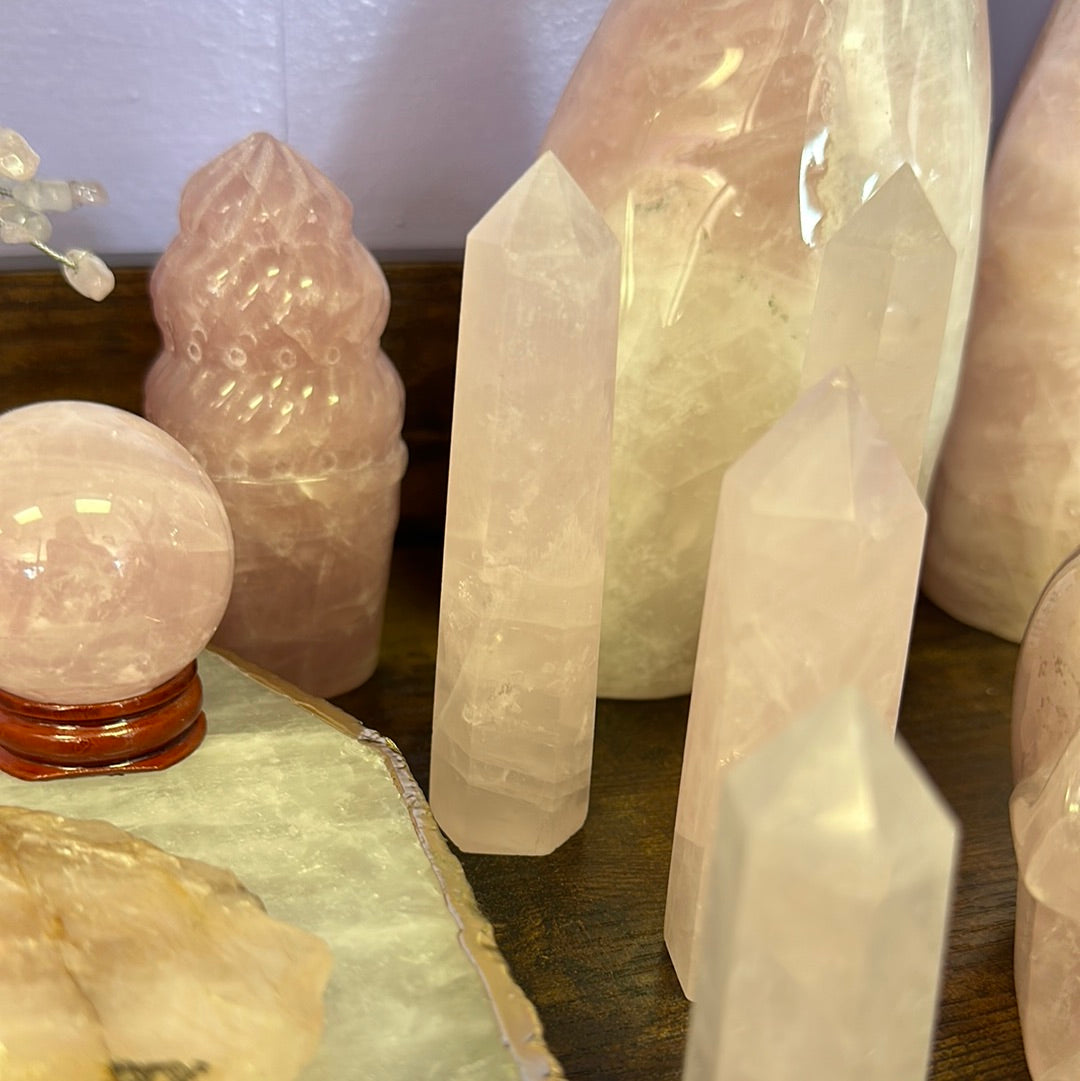 Rose Quartz Obelisk