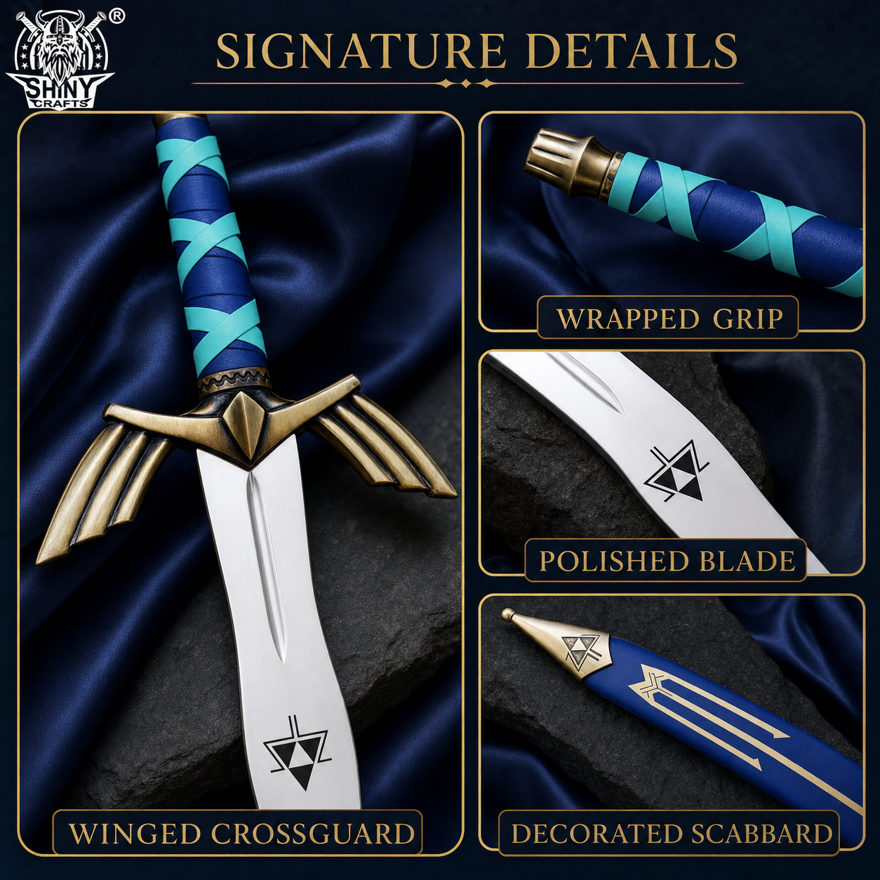 Hand Forged Legend Zelda Link VikingSword, Birthday Gift