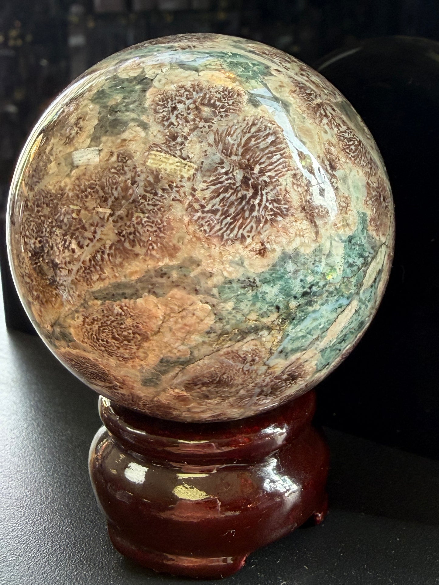 Ocean Jasper Sphere