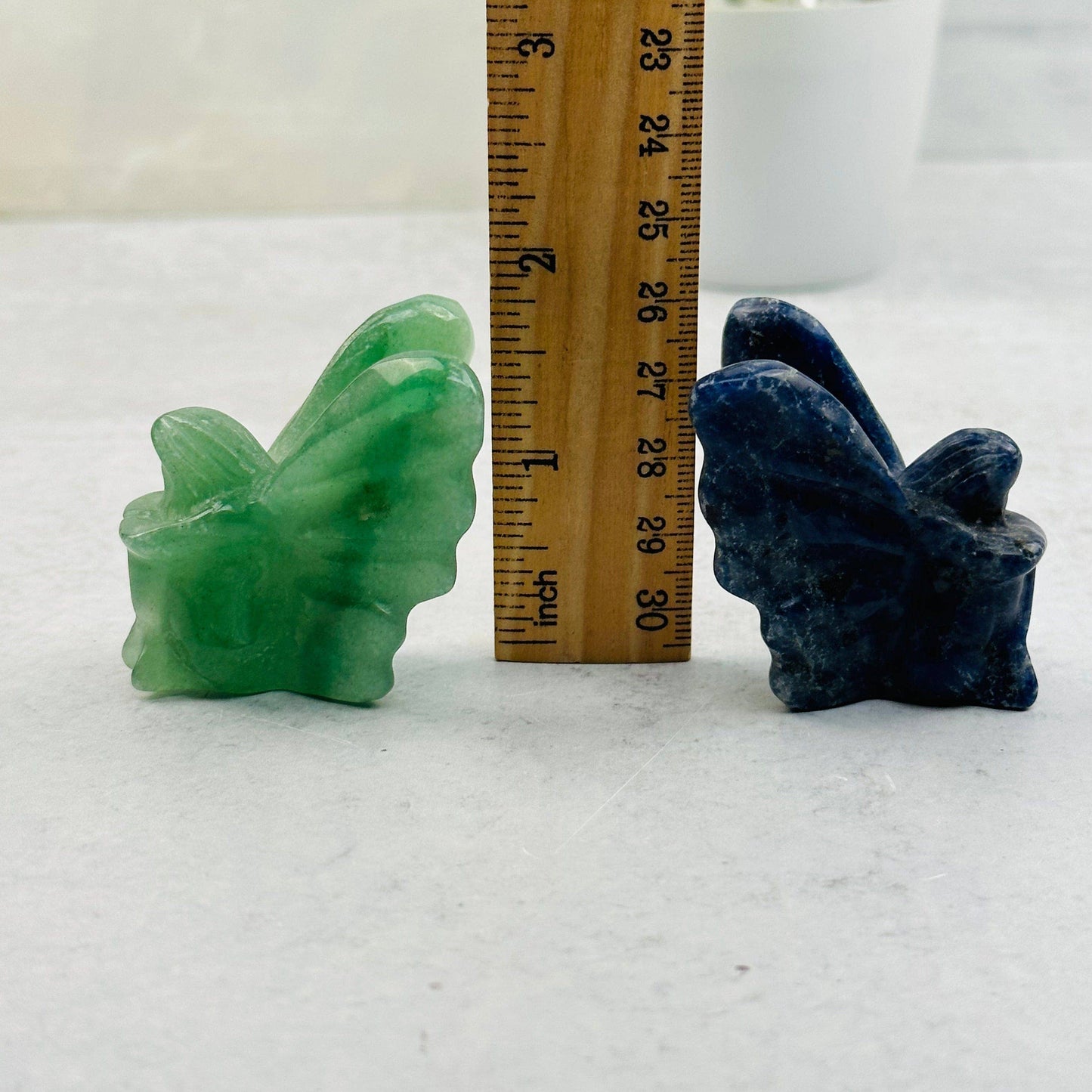 Crystal Carved Gemstone Fairy - You Choose Stone: Orange Calcite