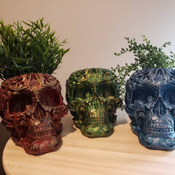 Skull Bowl or Planter: Planter