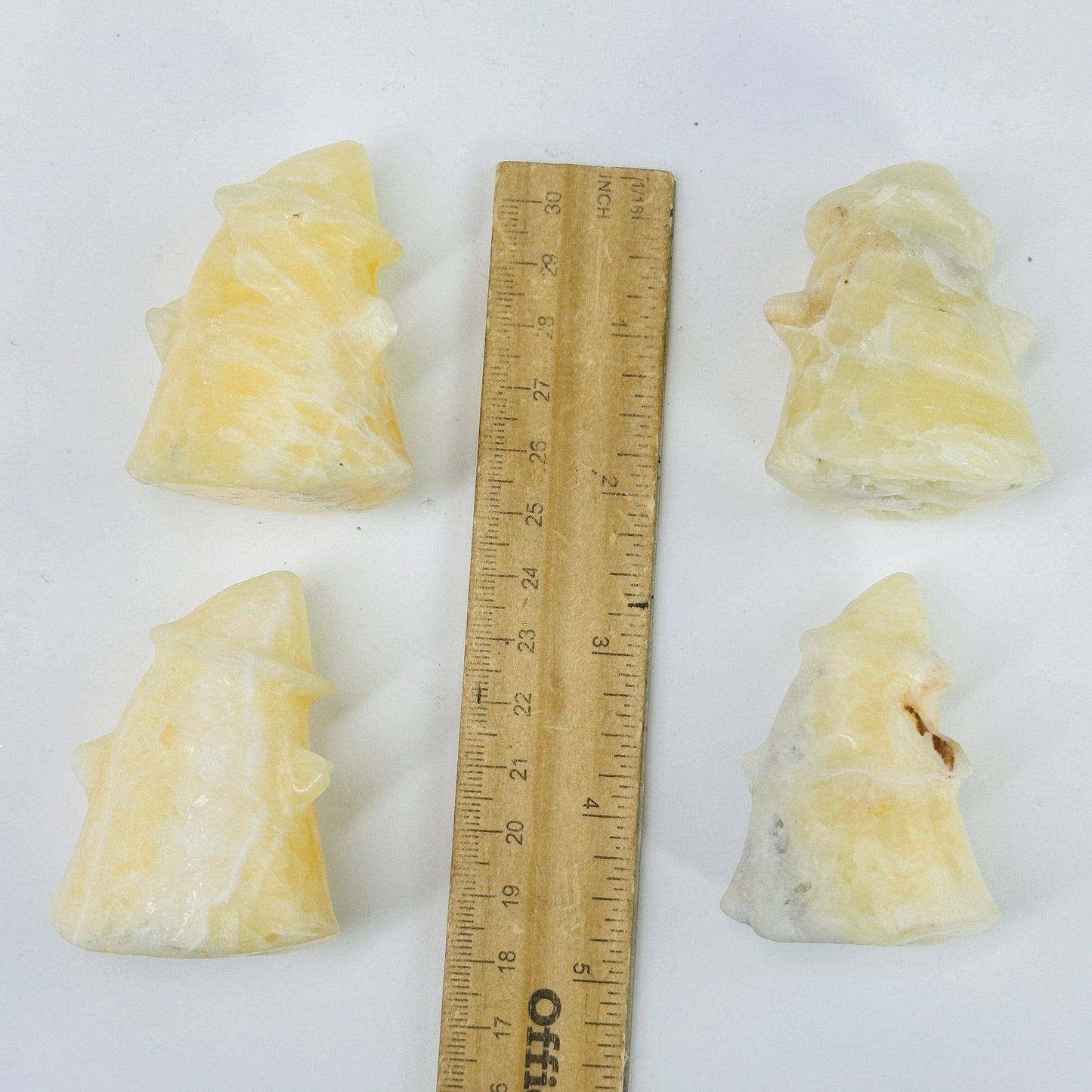 Calcite Crystal Ghost Carving AS IS YOU CHOOSE Halloween: 3