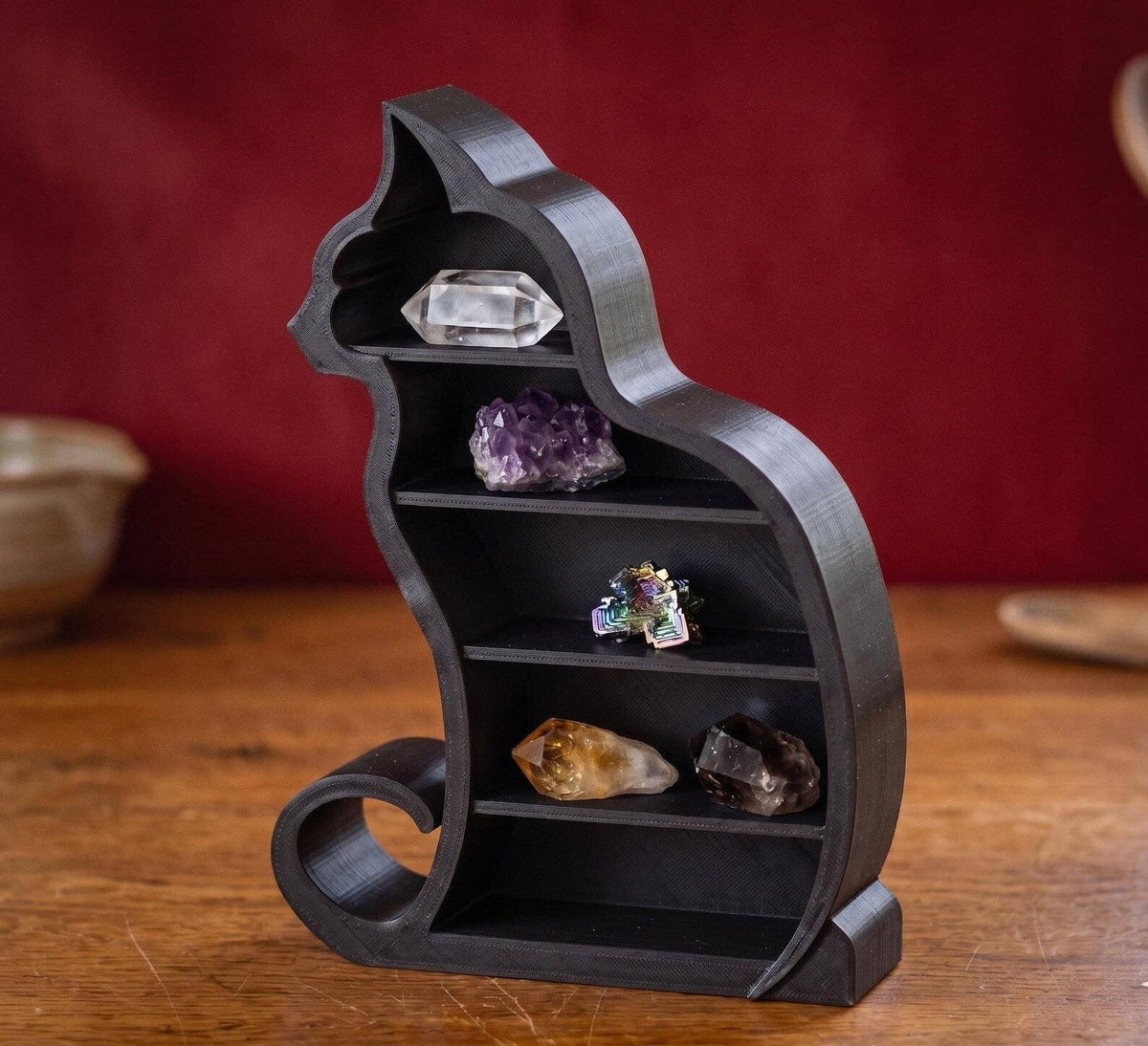 Cat Book/Crystal Shelve