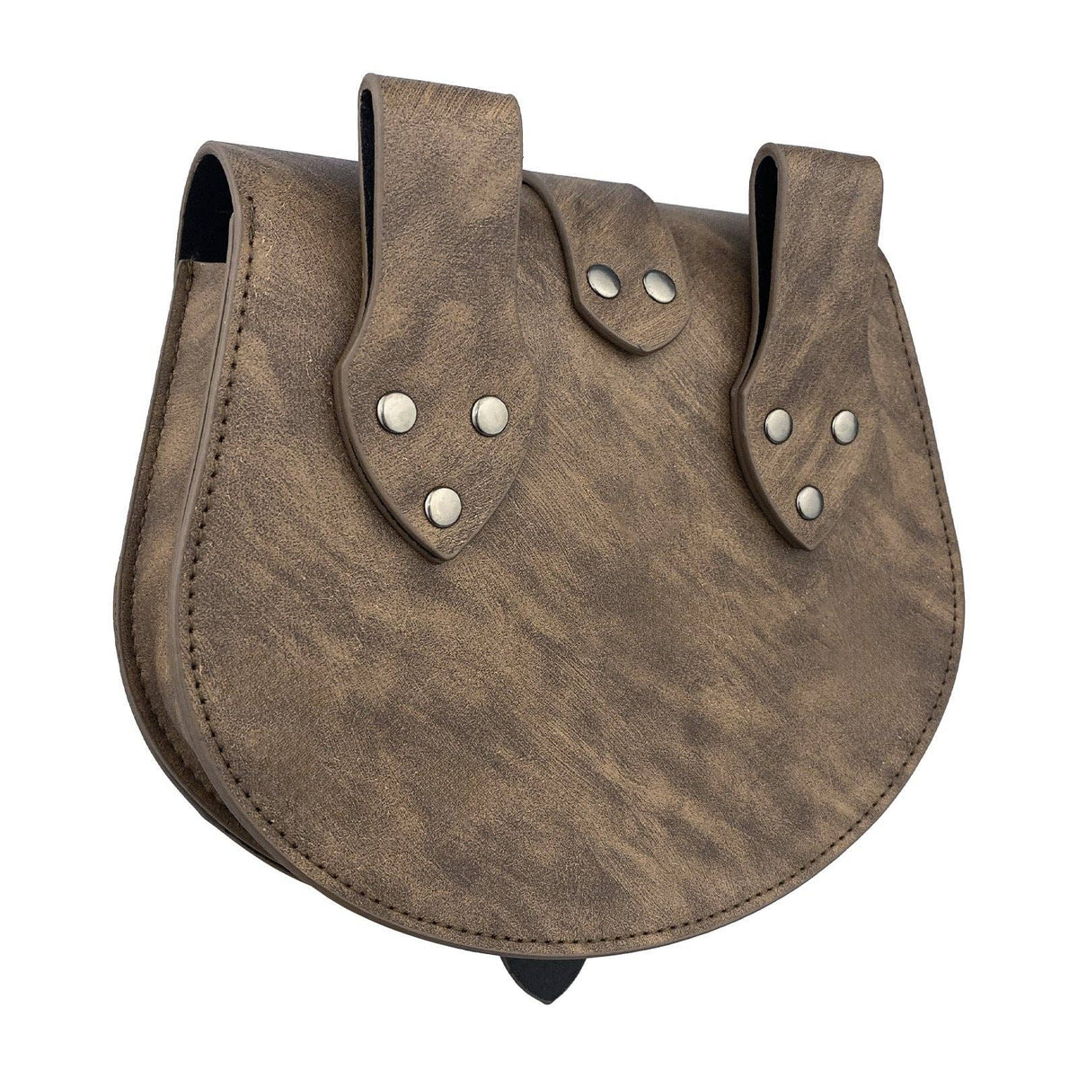 Medieval Nordic Viking Style Saddle Bag: Black