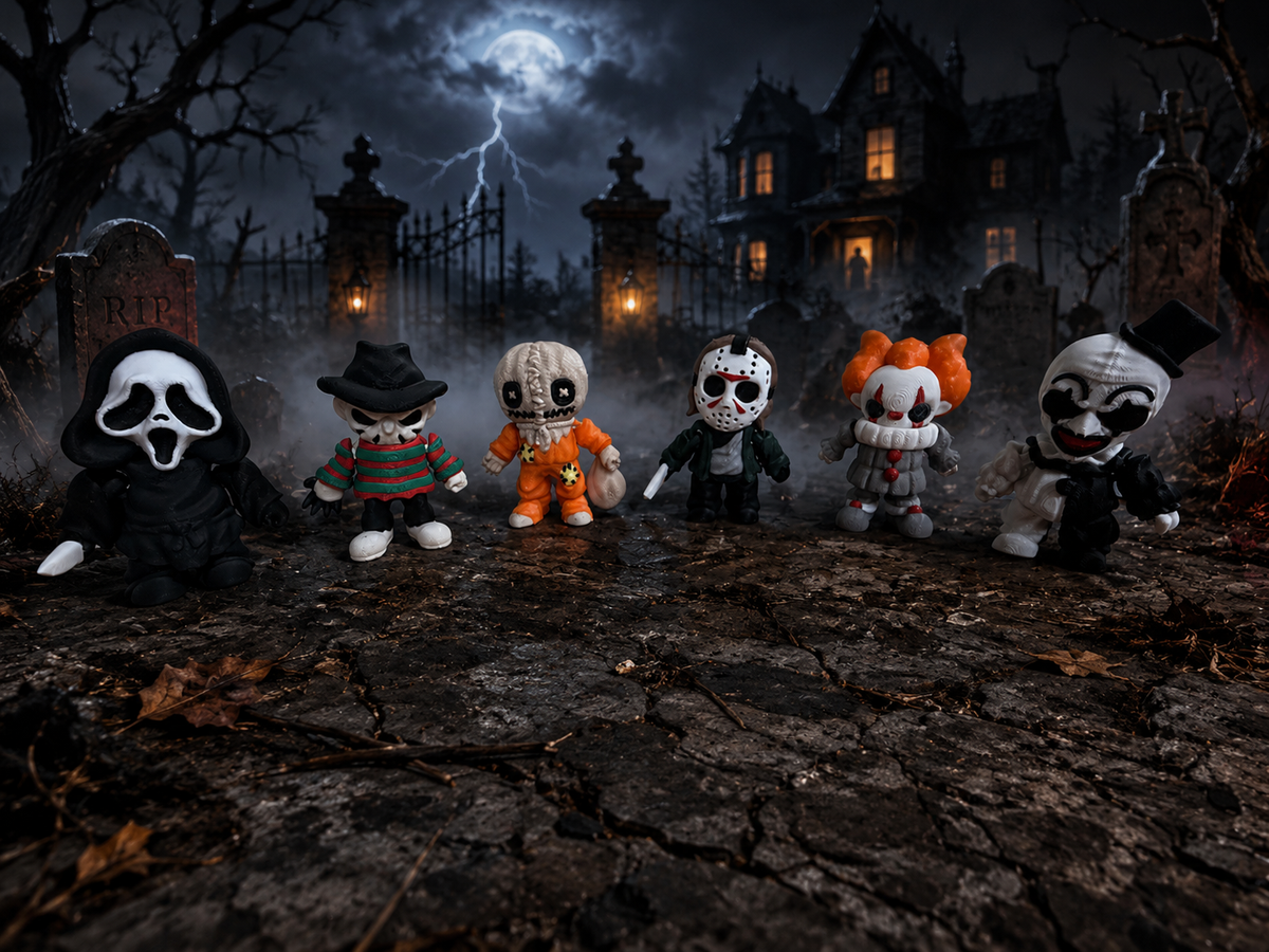 Mini Horror Fan Art Figures - Set of 6