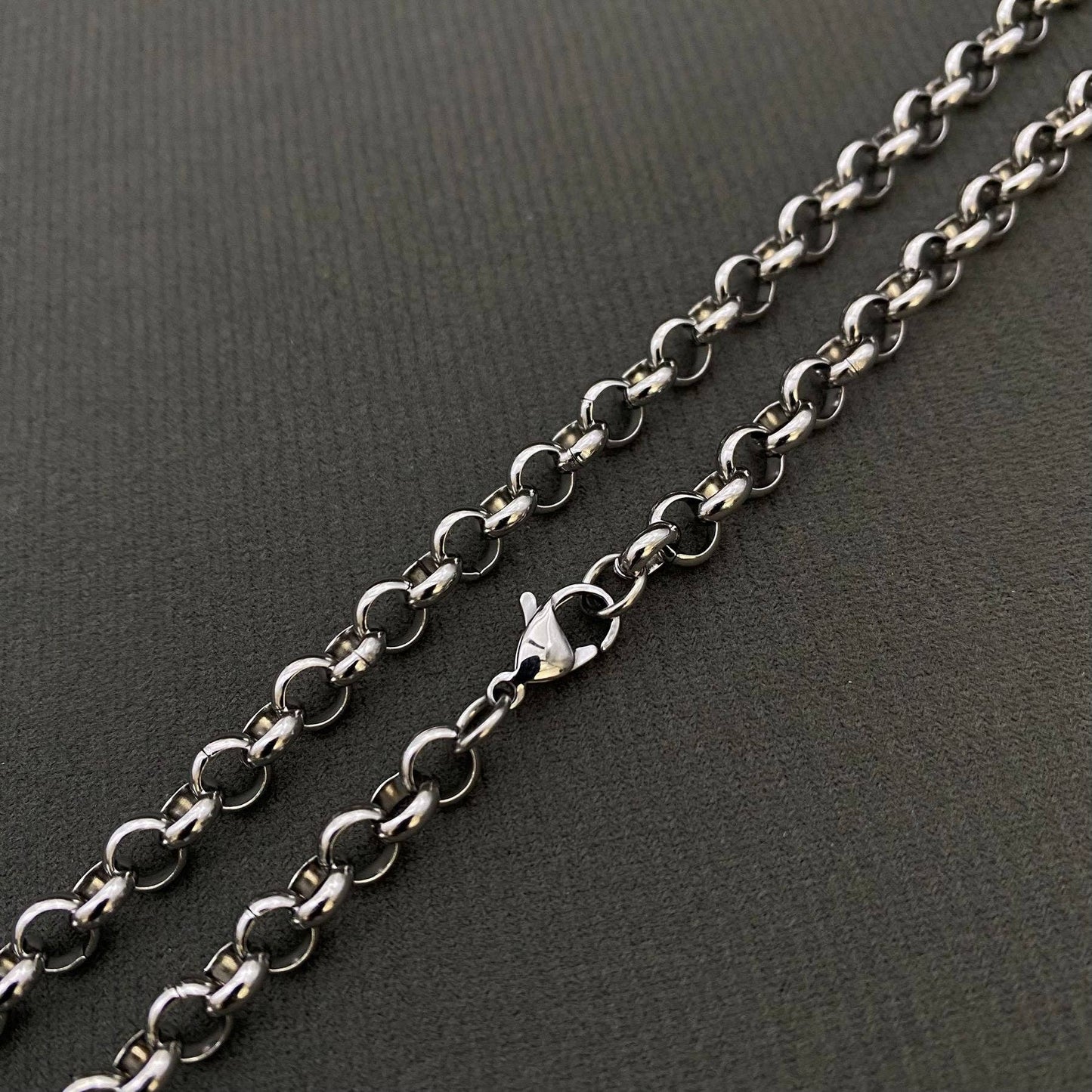 Stainless Steel O-shape Chain - MJ: 600mm / 23.62in / 2mm