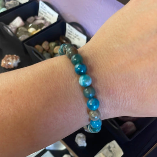 Blue Apatite Bracelet